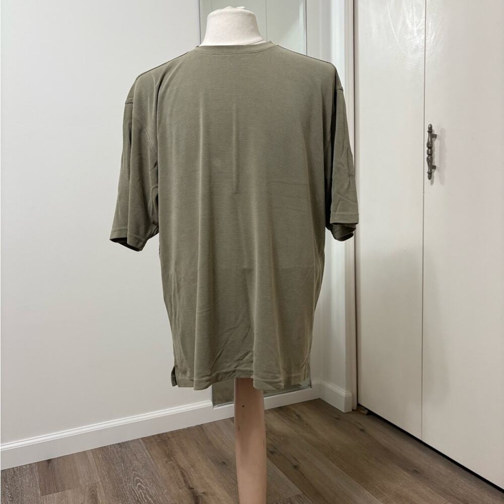 Michael Brandon Sueded Olive Green Men's Short Sleeve T-Shirt XL